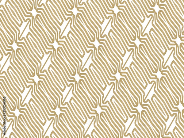 Fototapeta seamless pattern with leaves