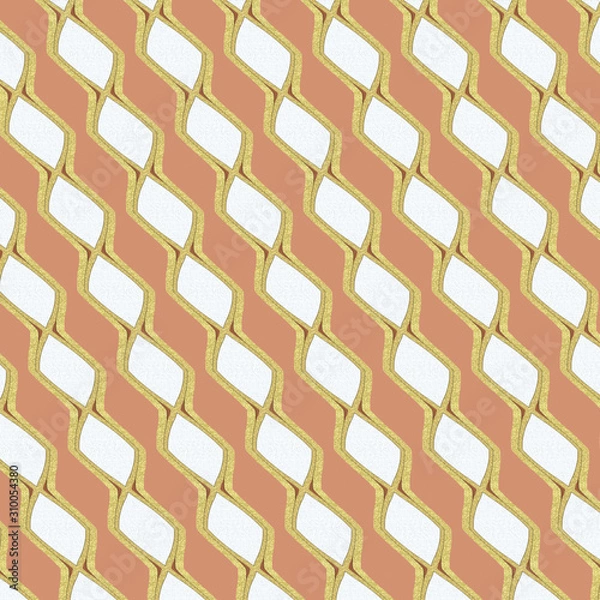 Obraz seamless geometric pattern
