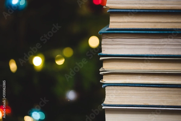 Fototapeta The book on bokeh background