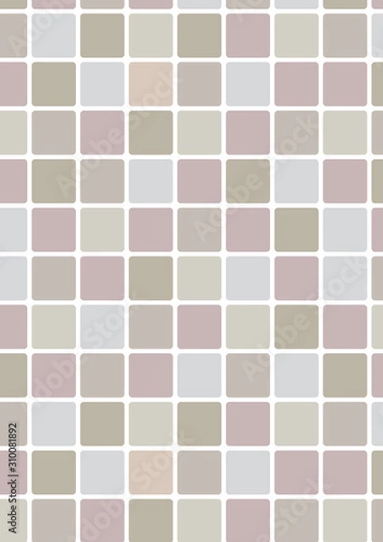 Fototapeta やさしい配色のスウォッチパターン