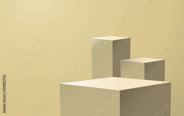 Obraz geometric shape podium for product