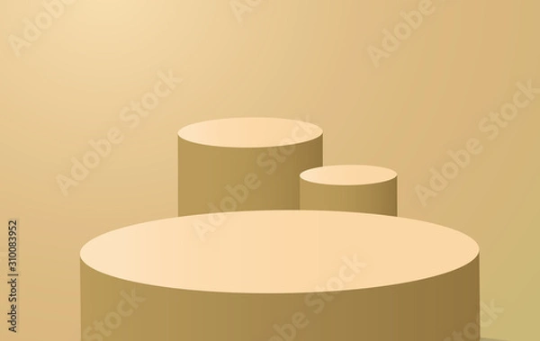 Obraz geometric shape podium for product 