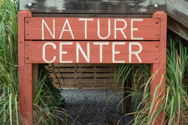 Obraz Nature Center Sign