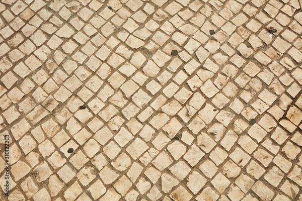 Fototapeta paved road