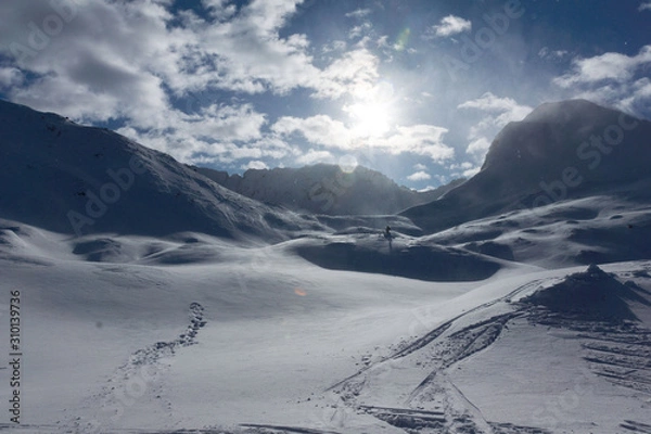 Fototapeta Schneelandschaft