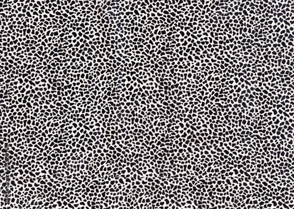 Fototapeta Fabric with lots of black spots.Texture or background
