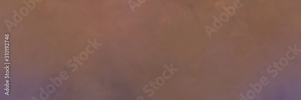 Fototapeta abstract painting background texture with pastel brown, old mauve and old lavender colors and space for text or image. can be used as header or banner