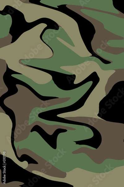 Obraz camo swirl effect