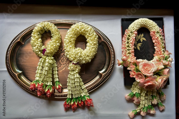 Obraz Thai authentic fresh flower bouquet