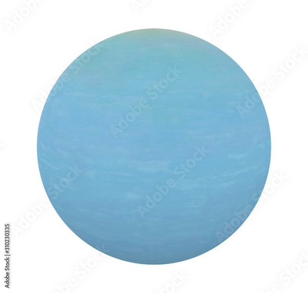 Fototapeta Planet Uranus Isolated