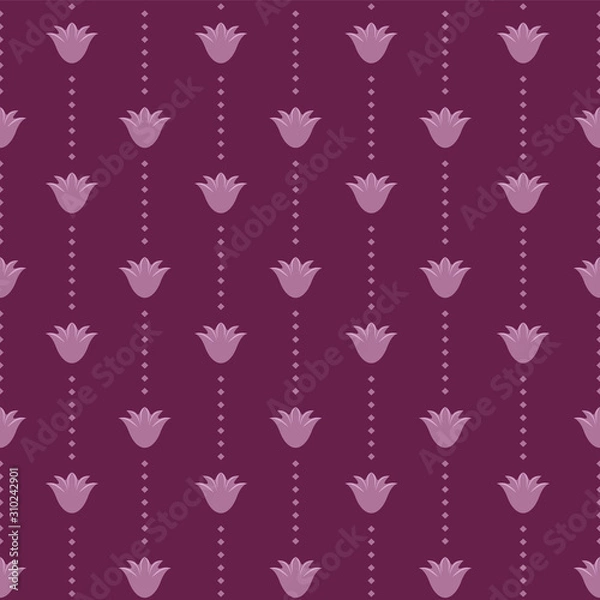 Obraz Seamless Floral Pattern Vector. ESP.