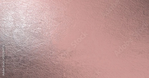 Fototapeta Rose gold foil background. Gold texture 3D rendering image 3D rendering