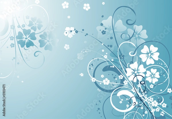 Obraz floral background.