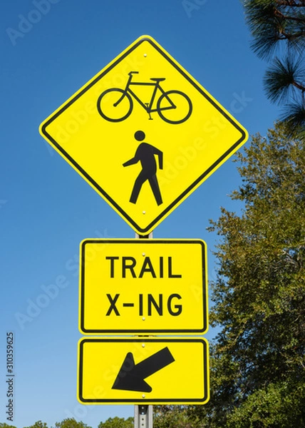 Obraz Trail X-ing Sign
