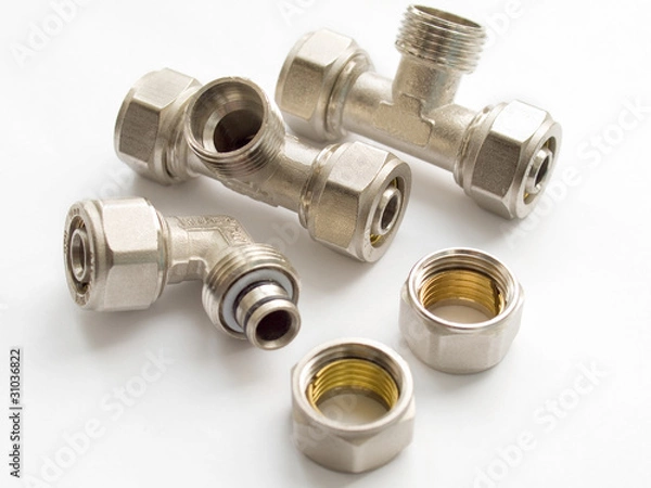 Obraz Waterpipe connectors