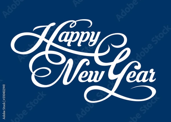 Obraz Happy New Year text