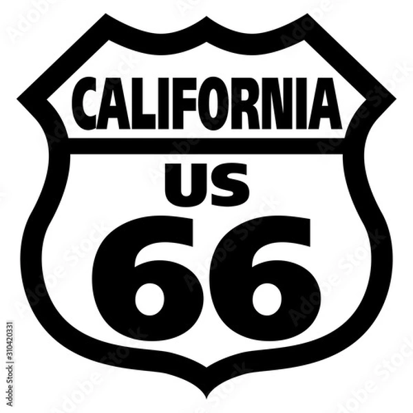 Obraz Route66 CALIFORNIA カリフォルニア