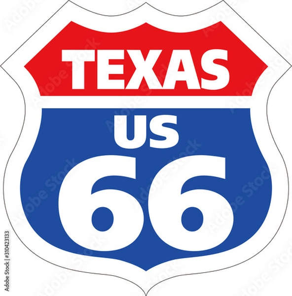 Obraz Route66 TEXAS テキサス