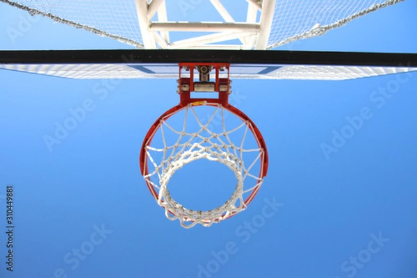 Obraz バスケットゴール　栃木県さくら市　氏家駅