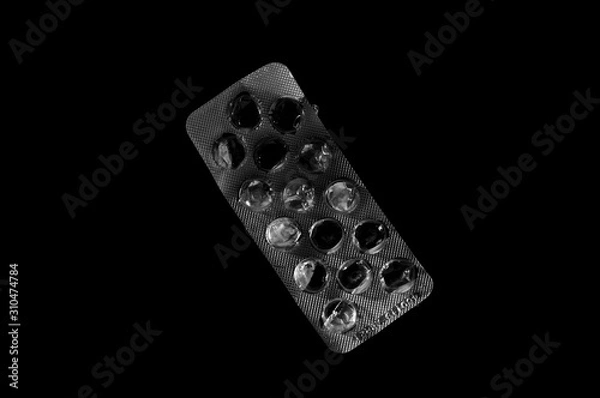 Obraz empty medicine blister pack