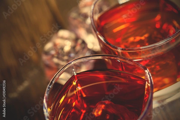 Obraz old golden whiskey