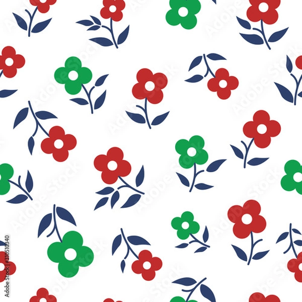 Obraz Seamless Floral Pattern Vector. ESP.
