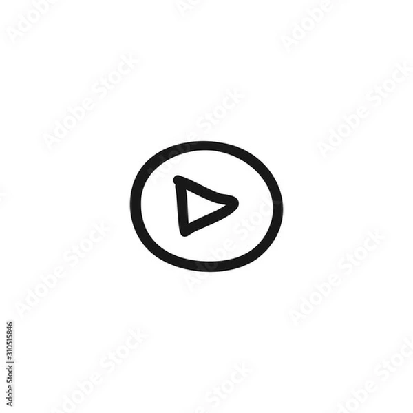 Obraz Play button icon