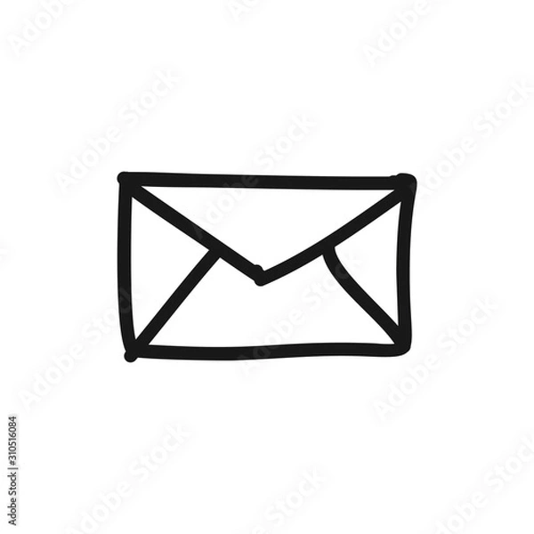 Obraz New email outline