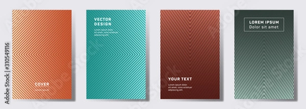 Obraz Geometric lines patterns with edges, angles.