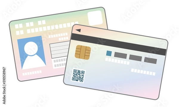 Obraz マイナンバーカード　マイナンバー　カード　身分証