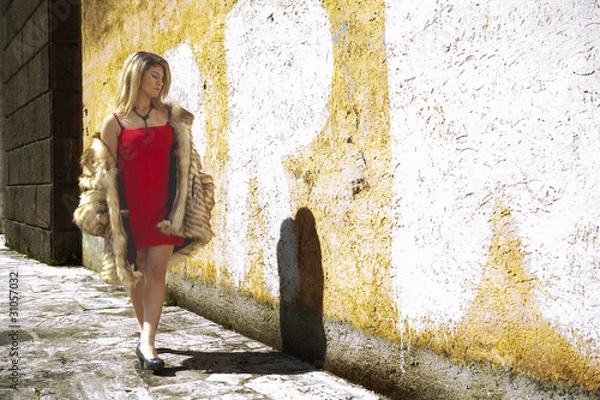 Fototapeta camminando