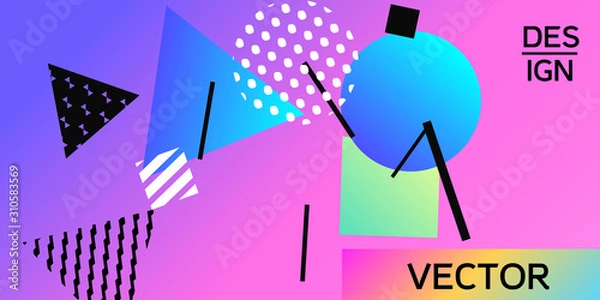 Fototapeta Geometric abstract background.