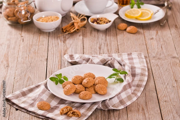 Obraz Amaretti cookies.