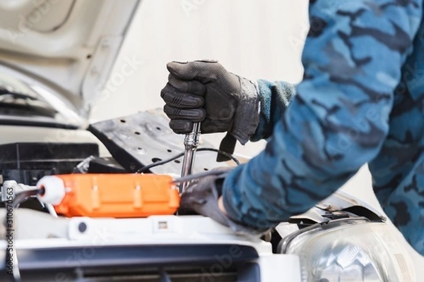 Fototapeta 自動車の整備・メンテナンス