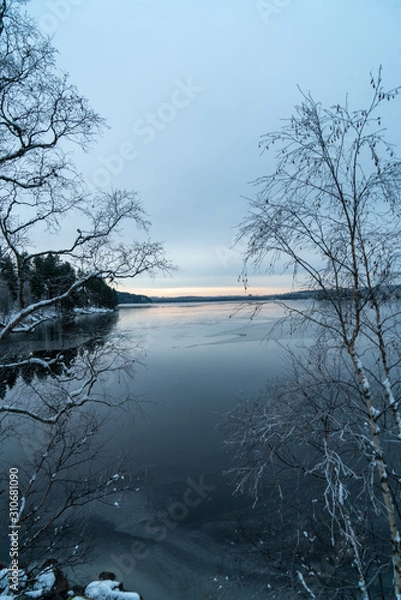 Obraz Cold ice lake