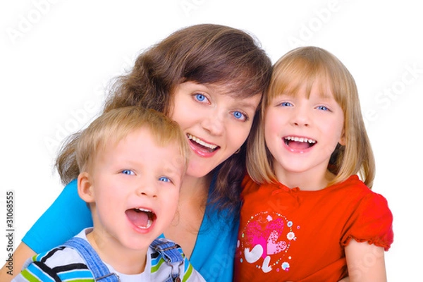 Obraz Smiling family