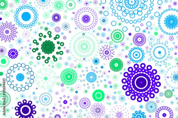 Fototapeta Abstract geometric pattern, colorful & artistic shapes for graphic design, catalog, illustration, graphic resources or background.