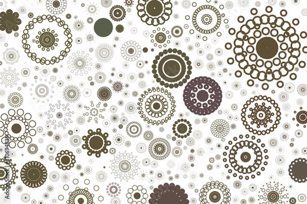 Obraz Abstract geometric pattern, colorful & artistic shapes for graphic design, catalog, illustration, graphic resources or background.