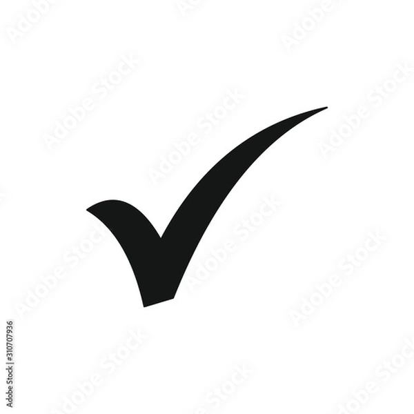 Obraz checkmark icon symbol vector illustration