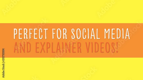 Fototapeta Highlighted Subtitles Overlay