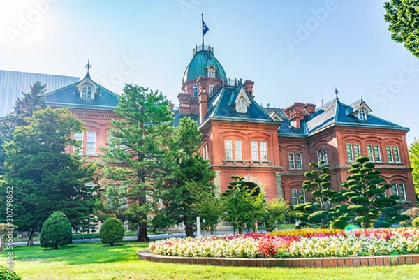 Obraz 北海道の夏 赤れんが庁舎 (北海道庁旧本庁舎)