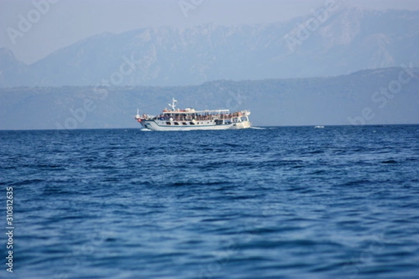Obraz Touristen Boot Kroatien