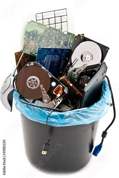 Fototapeta Computer trash