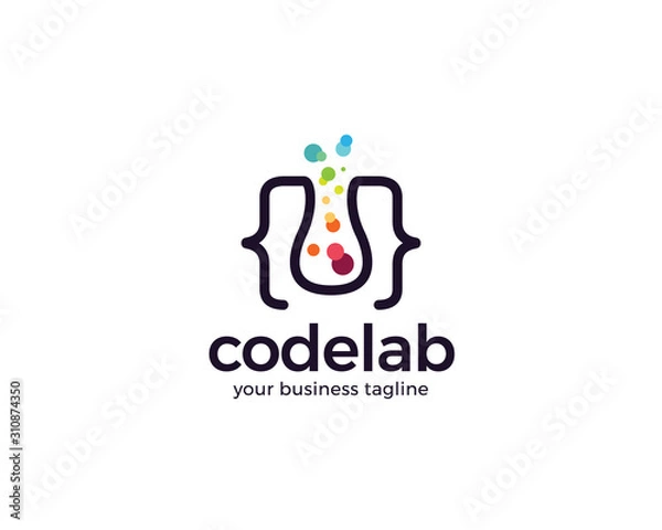 Obraz Code Lab logo design