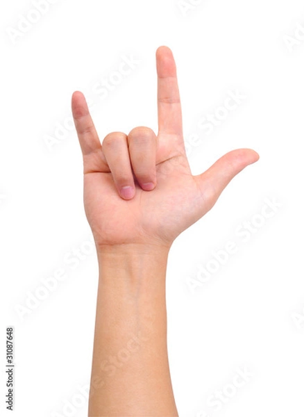 Obraz Love hand sign