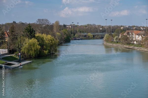 Obraz River streams in a beautyful landscape at Joinville