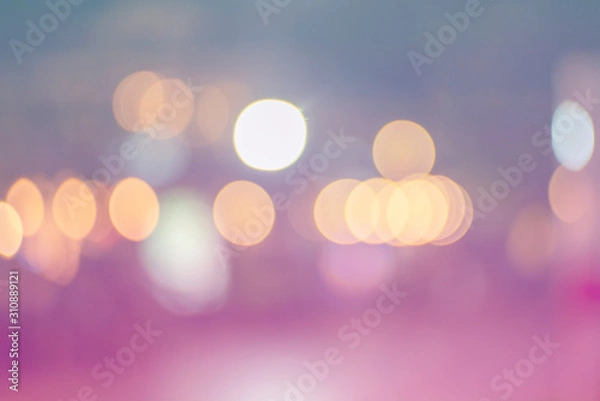 Obraz de focused bokeh light, abstract background