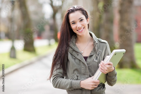 Obraz Ethnic college student