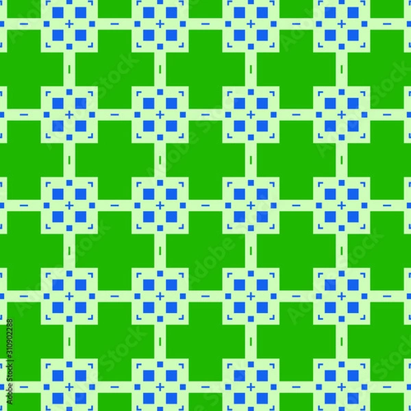 Obraz Geometric ornamental vector pattern. Abstract background. Pattern using for fabric background, tiles