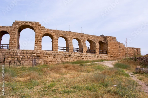 Fototapeta Ruins in the ancient roman city of Gerasa